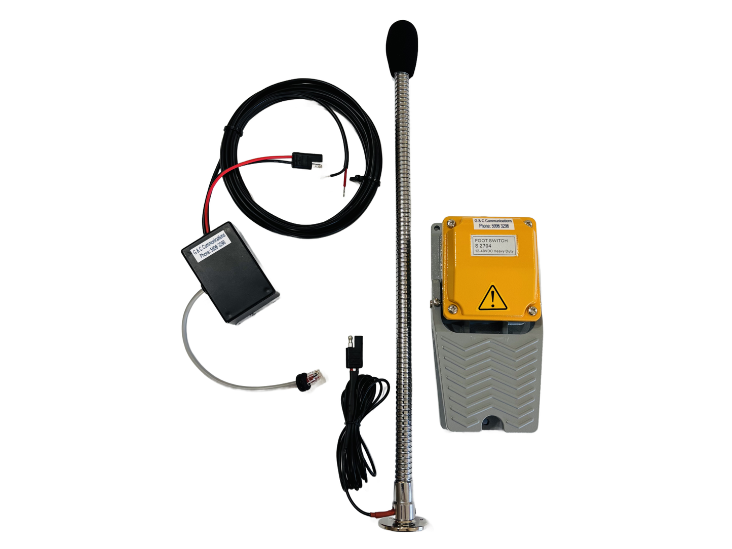 Gooseneck Mic 300MM or 450MM to suit GME