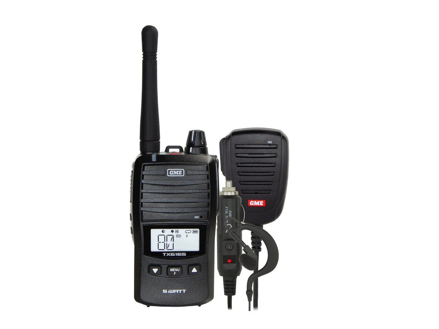 TX6165 5 Watt IP67 UHF CB Handheld Radio Kit - G&C Communications