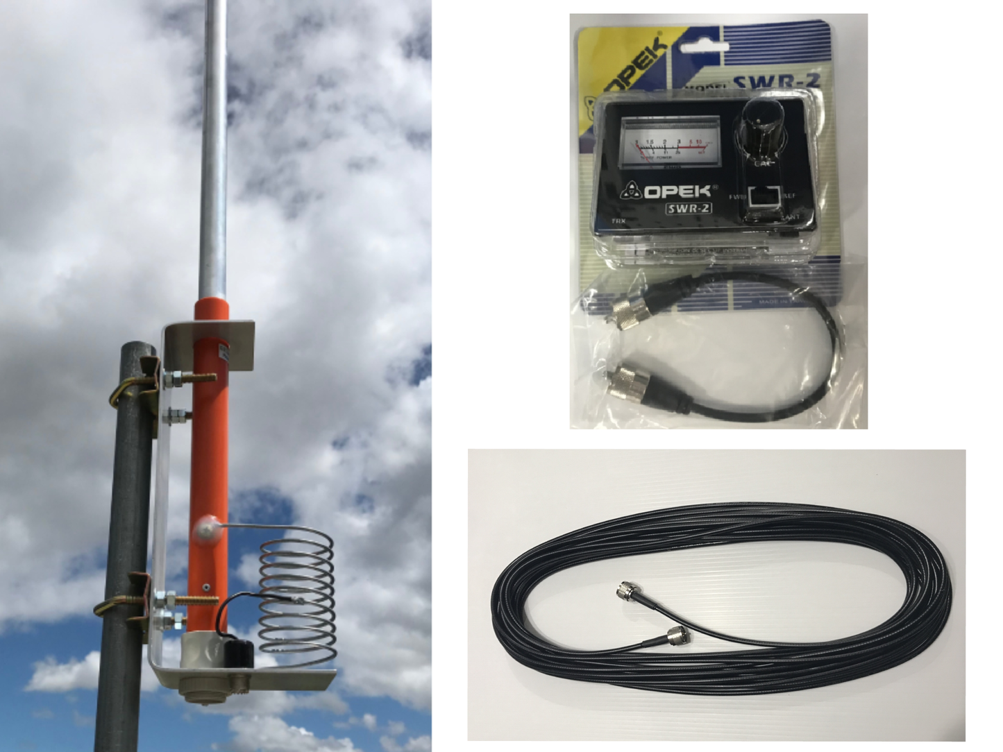 Grazy Master 27mhz 1/2 wave FULL KIT - G&C Communications