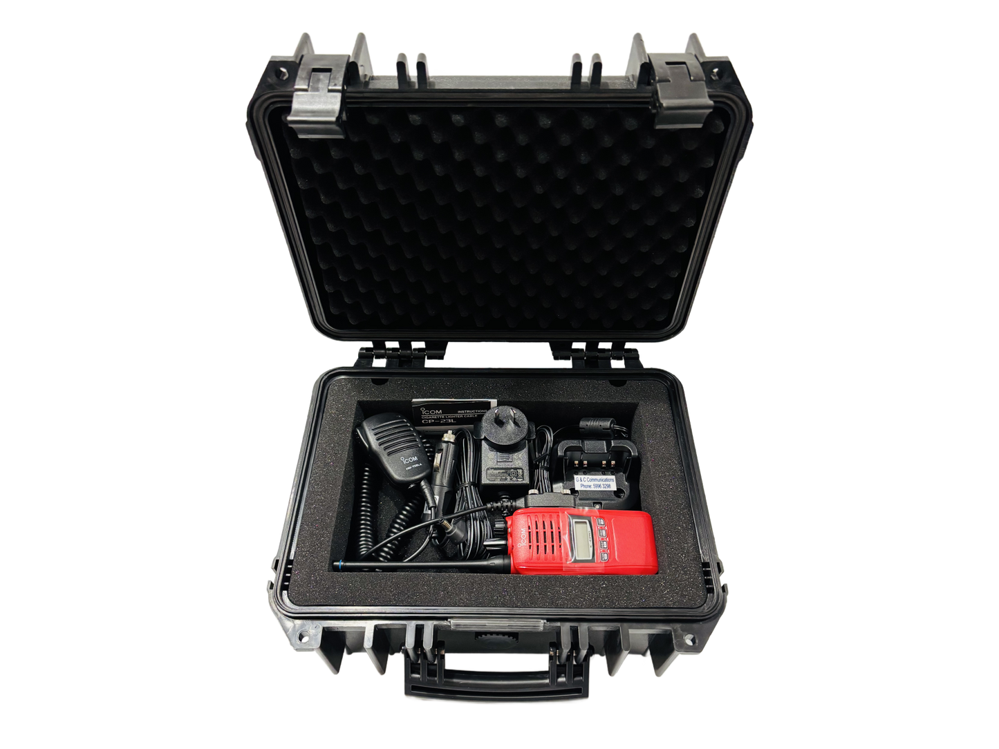 ICOM radio Hard Case Kit - G&C Communications