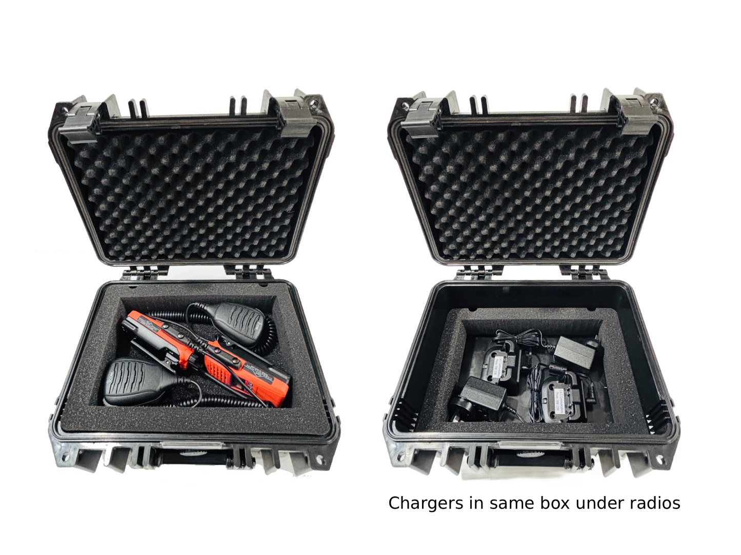 Small hard case Dual Kit with ICOM IC-41pro