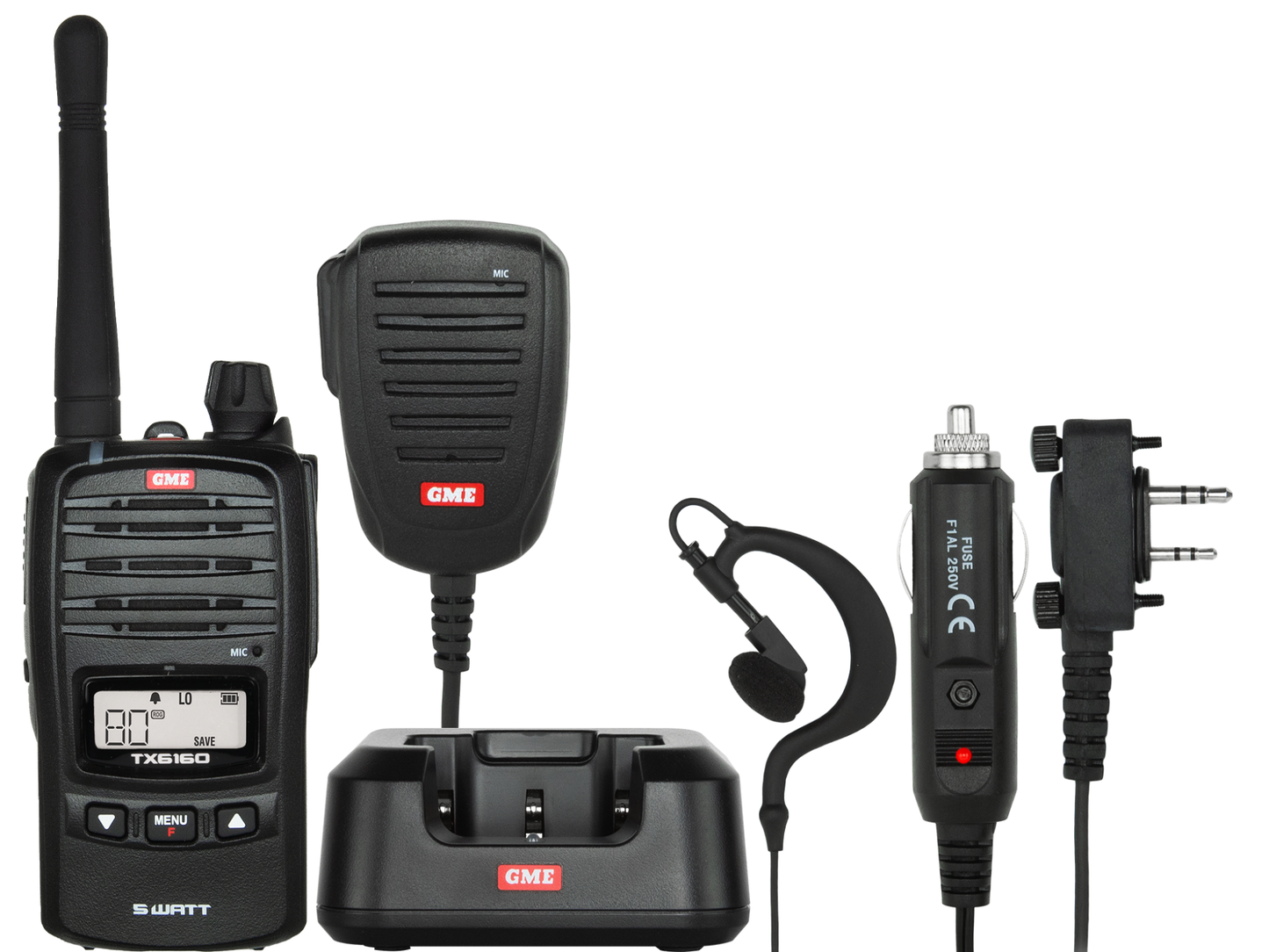 TX6160 5 Watt IP67 UHF CB Handheld Radio Kit