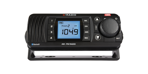 GME GR300BT AM/FM Marine Radio with Bluetooth - G&C Communications