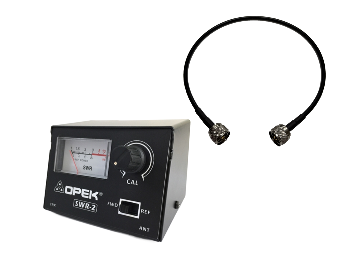 OPEK SWR-2 SWR METER WITH 0.5m PATCH LEAD - G&C Communications