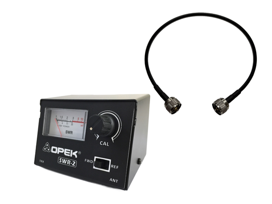 OPEK SWR-2 SWR METER WITH 0.5m PATCH LEAD - G&C Communications