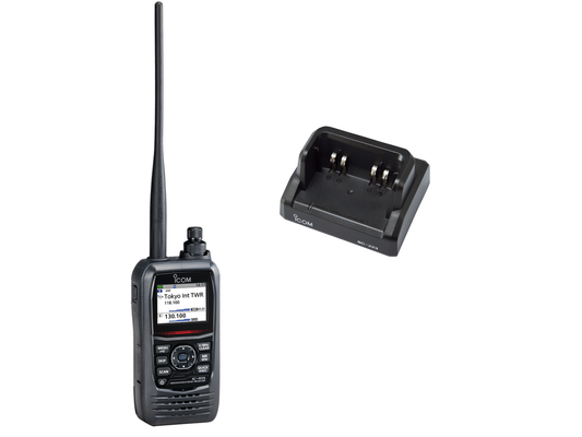 IC-R15 with Desktop Charger - G&C Communications