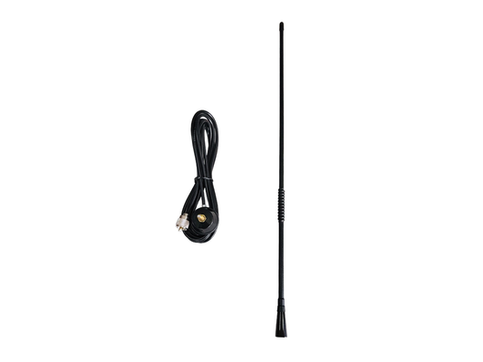 RFI UHF Antenna w/ Base & Lead 4.5db