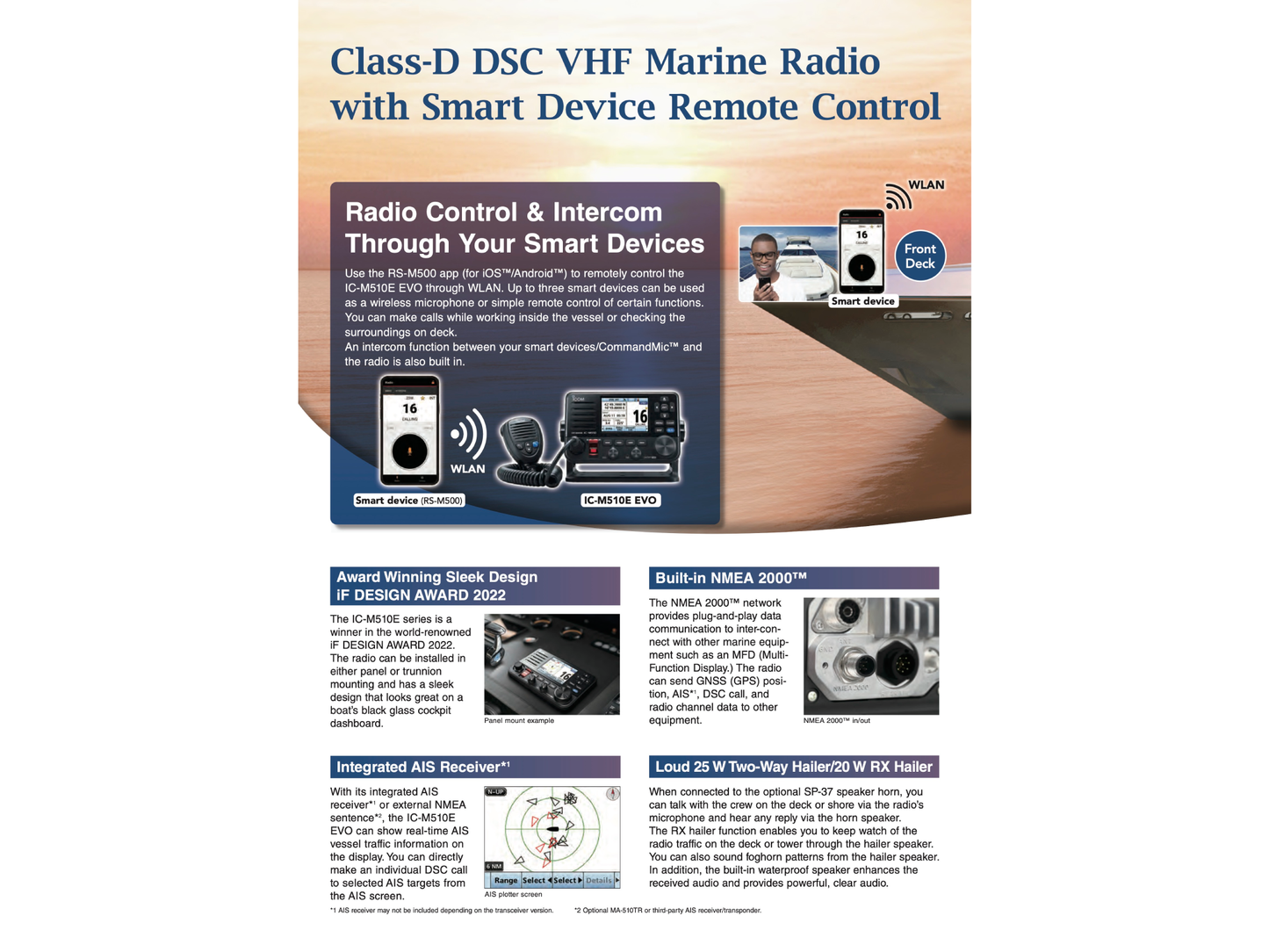 IC-M510E_EVO - Call to order