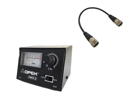 OPEK SWR-2 SWR METER WITH 300MM PATCH LEAD - G&C Communications