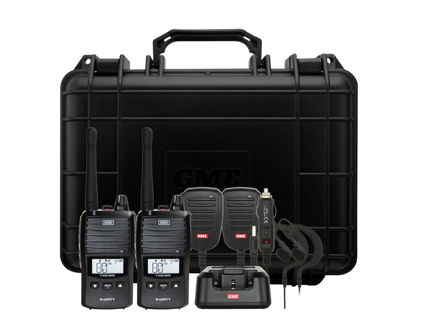 TX6165TP 5 Watt IP67 UHF CB Handheld Radio - Twin Pack - G&C Communications