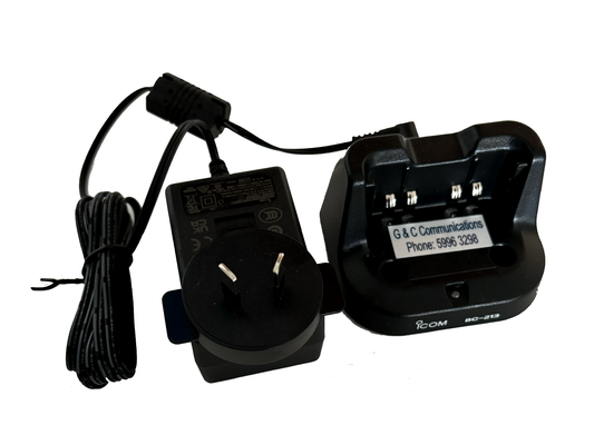 ICOM BC-213 single desktop charger - G&C Communications