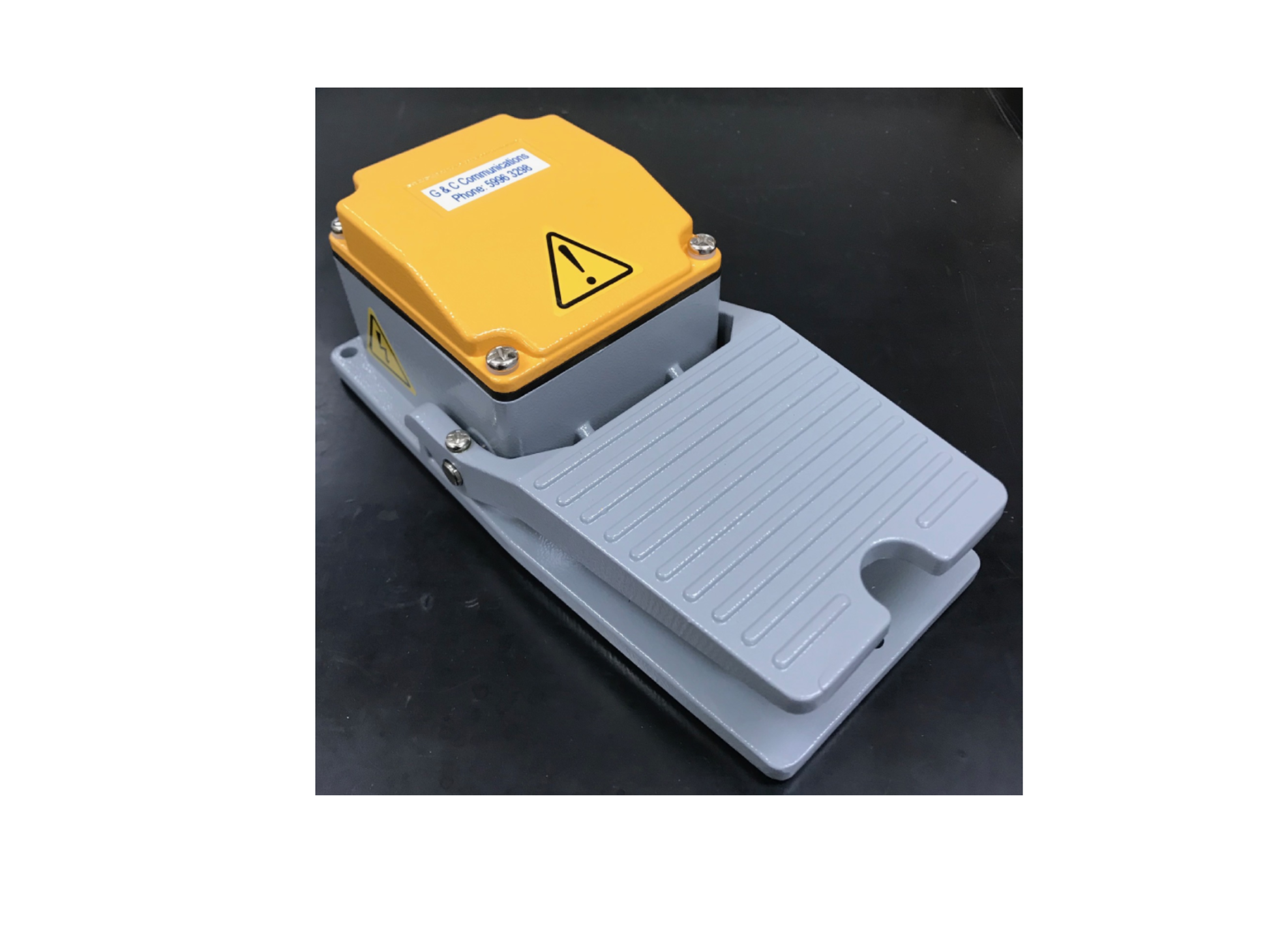 FOOT SWITCH TO SUIT BOOM MIC - HEAVY DUTY - G&C Communications