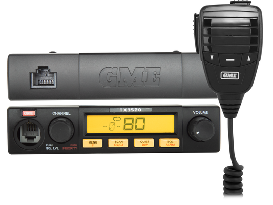 GME TX3520S UHF CB radio with Scansuite - G&C Communications