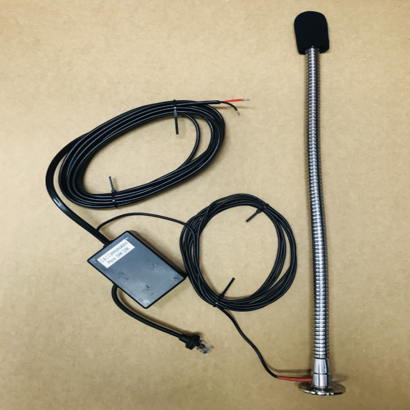 300MM or 450MM GOOSENECK MIC (or PILLAR MIC OPTION) – G&C Communications
